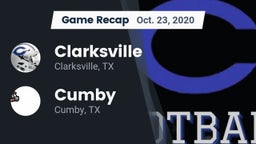 Recap: Clarksville  vs. Cumby  2020