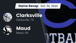 Recap: Clarksville  vs. Maud  2020