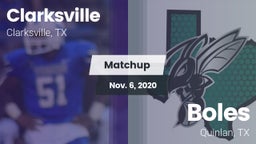 Matchup: Clarksville vs. Boles  2020