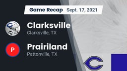 Recap: Clarksville  vs. Prairiland  2021