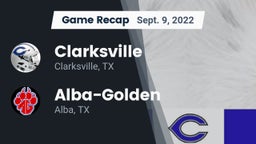 Recap: Clarksville  vs. Alba-Golden  2022