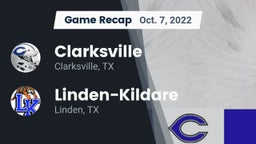 Recap: Clarksville  vs. Linden-Kildare  2022