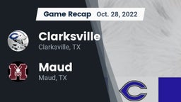 Recap: Clarksville  vs. Maud  2022