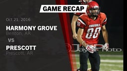 Recap: Harmony Grove  vs. Prescott  2016