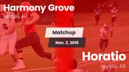 Matchup: Harmony Grove vs. Horatio  2016
