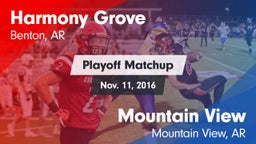 Matchup: Harmony Grove vs. Mountain View  2016