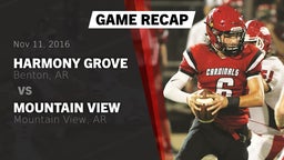 Recap: Harmony Grove  vs. Mountain View  2016