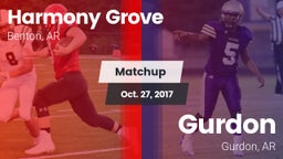 Matchup: Harmony Grove vs. Gurdon  2017