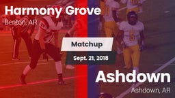 Matchup: Harmony Grove vs. Ashdown  2018
