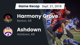 Recap: Harmony Grove  vs. Ashdown  2018