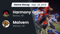 Recap: Harmony Grove  vs. Malvern  2018