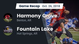 Recap: Harmony Grove  vs. Fountain Lake  2018