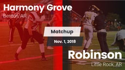 Matchup: Harmony Grove vs. Robinson  2018