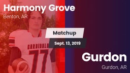 Matchup: Harmony Grove vs. Gurdon  2019