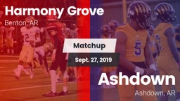Matchup: Harmony Grove vs. Ashdown  2019