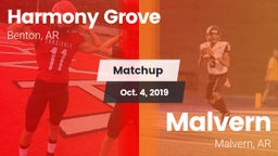 Matchup: Harmony Grove vs. Malvern  2019