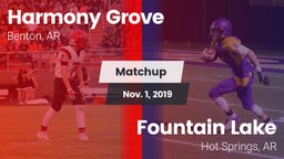 Matchup: Harmony Grove vs. Fountain Lake  2019