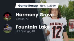 Recap: Harmony Grove  vs. Fountain Lake  2019