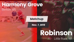 Matchup: Harmony Grove vs. Robinson  2019