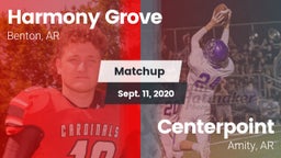 Matchup: Harmony Grove vs. Centerpoint  2020
