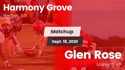 Matchup: Harmony Grove vs. Glen Rose  2020