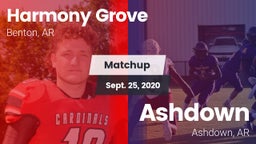 Matchup: Harmony Grove vs. Ashdown  2020