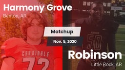 Matchup: Harmony Grove vs. Robinson  2020