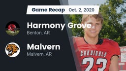 Recap: Harmony Grove  vs. Malvern  2020