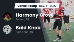 Recap: Harmony Grove  vs. Bald Knob  2022