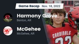 Recap: Harmony Grove  vs. McGehee  2022