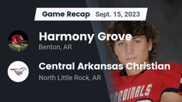 Recap: Harmony Grove  vs. Central Arkansas Christian 2023