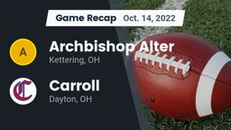 Recap: Archbishop Alter  vs. Carroll  2022