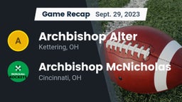 Recap: Archbishop Alter  vs. Archbishop McNicholas  2023