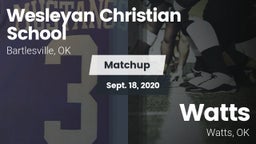 Matchup: Wesleyan Christian vs. Watts  2020