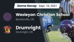 Recap: Wesleyan Christian School vs. Drumright  2021