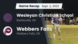 Recap: Wesleyan Christian School vs. Webbers Falls  2022