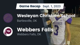 Recap: Wesleyan Christian School vs. Webbers Falls  2023