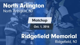 Matchup: North Arlington vs. Ridgefield Memorial  2016