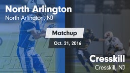 Matchup: North Arlington vs. Cresskill  2016