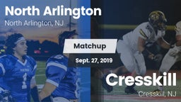 Matchup: North Arlington vs. Cresskill  2019