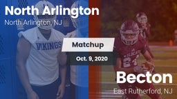 Matchup: North Arlington vs. Becton  2020