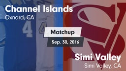 Matchup: Channel Islands vs. Simi Valley  2016