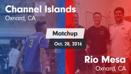 Matchup: Channel Islands vs. Rio Mesa  2016