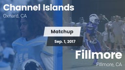 Matchup: Channel Islands vs. Fillmore  2017