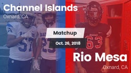 Matchup: Channel Islands vs. Rio Mesa  2018