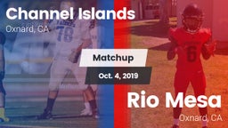 Matchup: Channel Islands vs. Rio Mesa  2019
