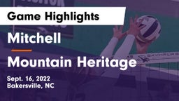 Mitchell  vs Mountain Heritage  Game Highlights - Sept. 16, 2022