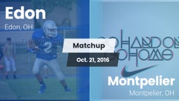 Matchup: Edon vs. Montpelier  2016