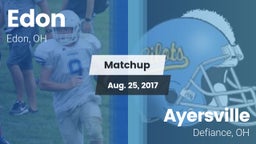 Matchup: Edon vs. Ayersville  2017