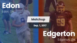 Matchup: Edon vs. Edgerton  2017